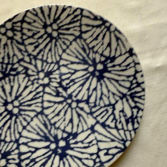 Set of 3 Lenox Market Place Indigo Salad Plates Floral 8 1/4 - Picture 2 of 7